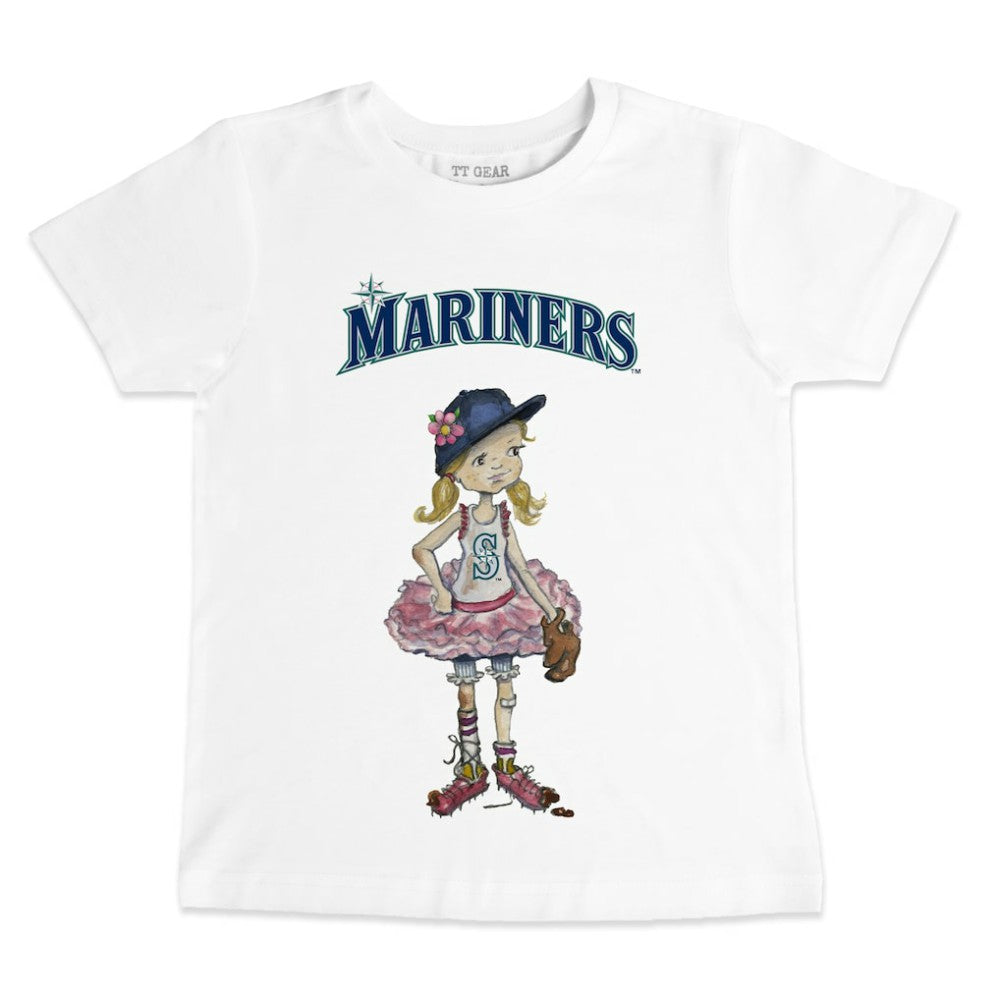 MLB Seattle Mariners Tiny Turnip Youth Baseball Babes T-Shirt