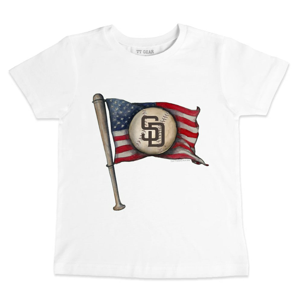 MLB San Diego Padres Tiny Turnip Youth Baseball Flag T-Shirt