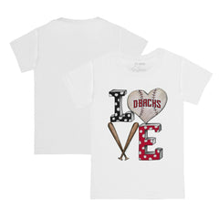 MLB Arizona Diamondbacks Tiny Turnip Youth Baseball Love T-Shirt