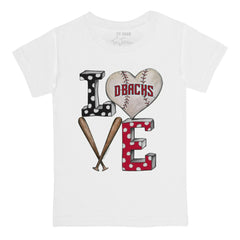 MLB Arizona Diamondbacks Tiny Turnip Youth Baseball Love T-Shirt