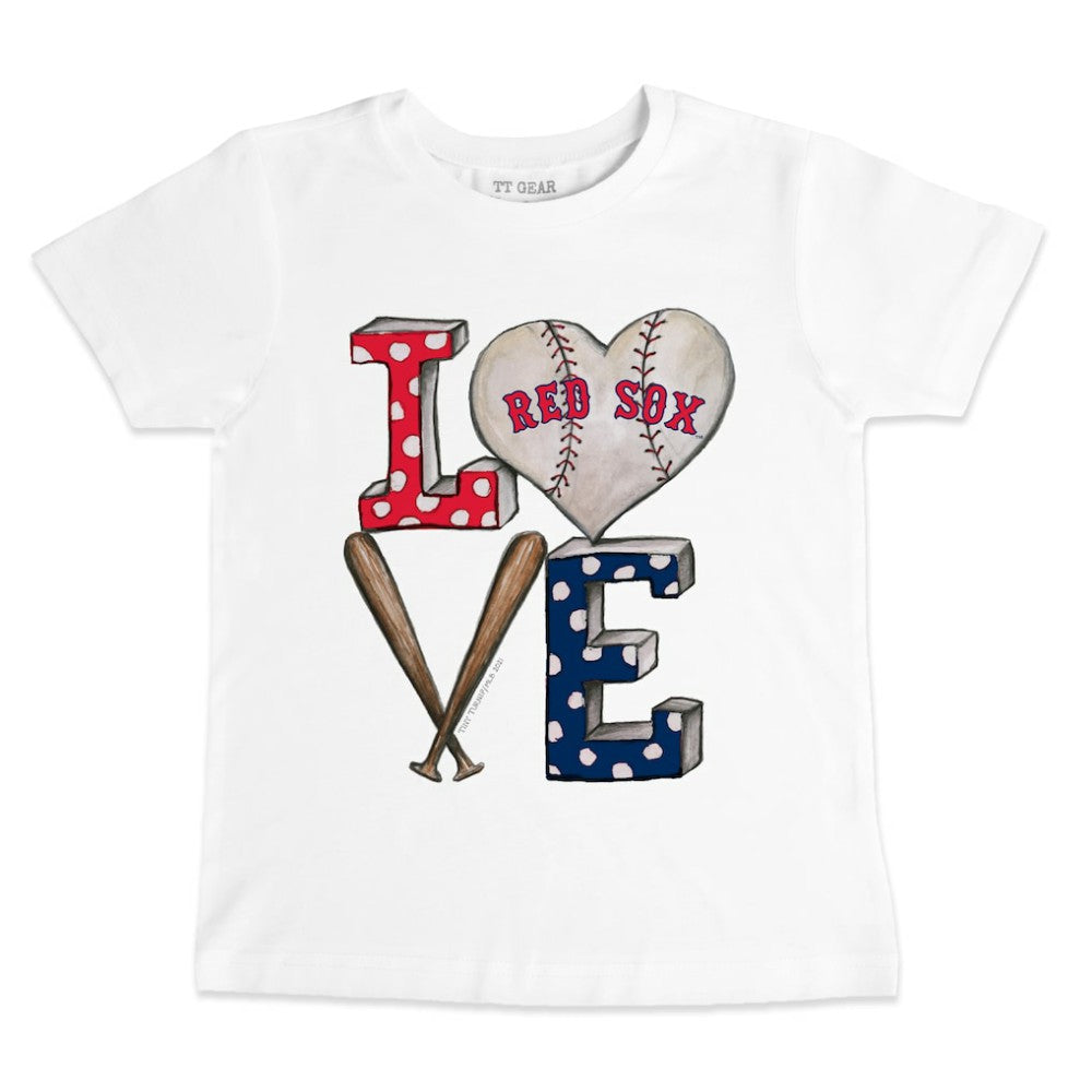 MLB Boston Red Sox Tiny Turnip Youth Baseball Love T-Shirt