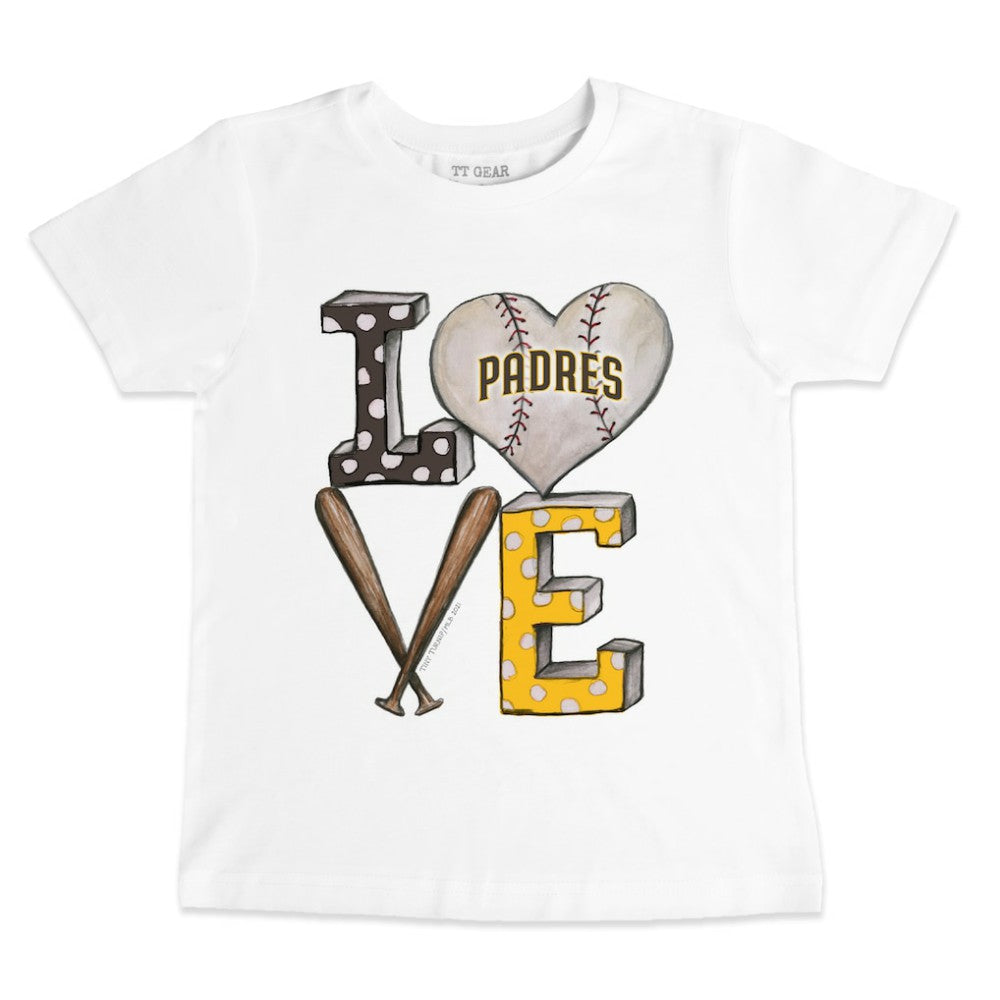 MLB San Diego Padres Tiny Turnip Youth Baseball Love T-Shirt