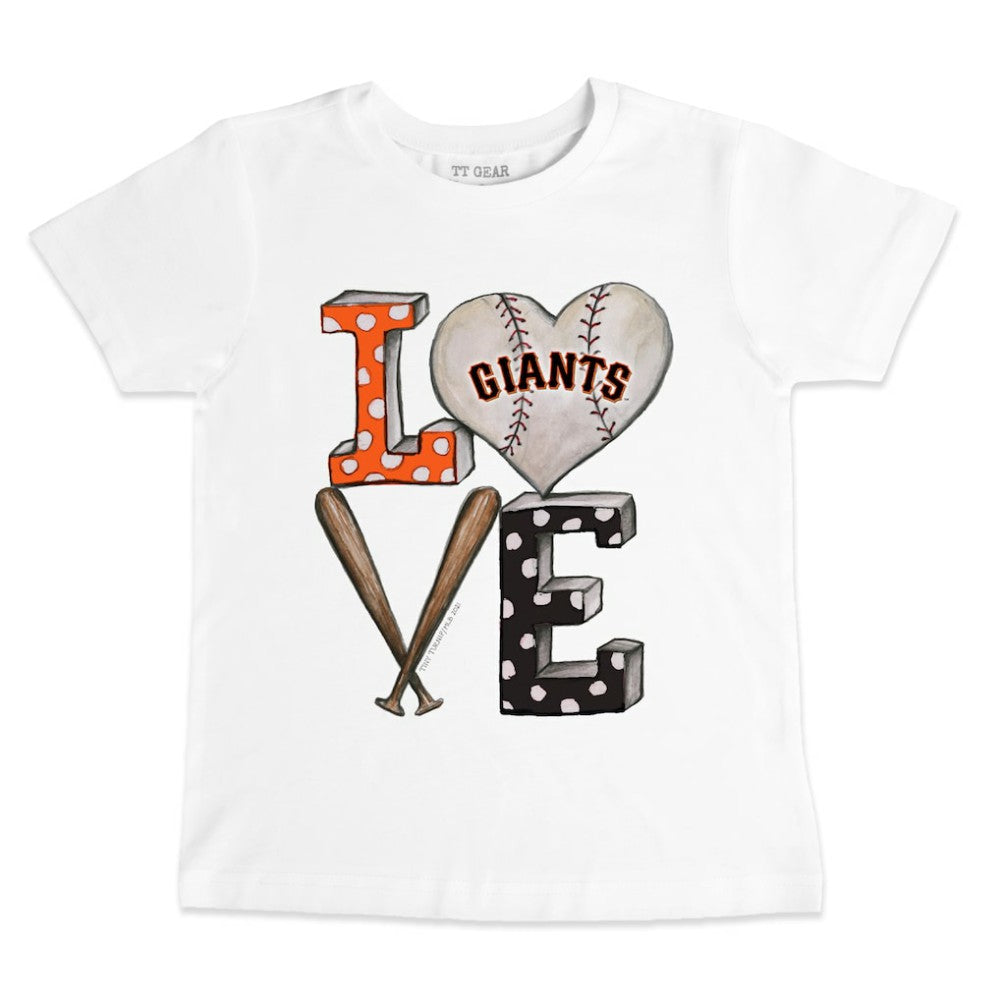 MLB San Francisco Giants Tiny Turnip Youth Baseball Love T-Shirt