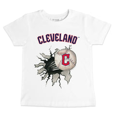 MLB Cleveland Guardians Tiny Turnip Youth Baseball Tear T-Shirt