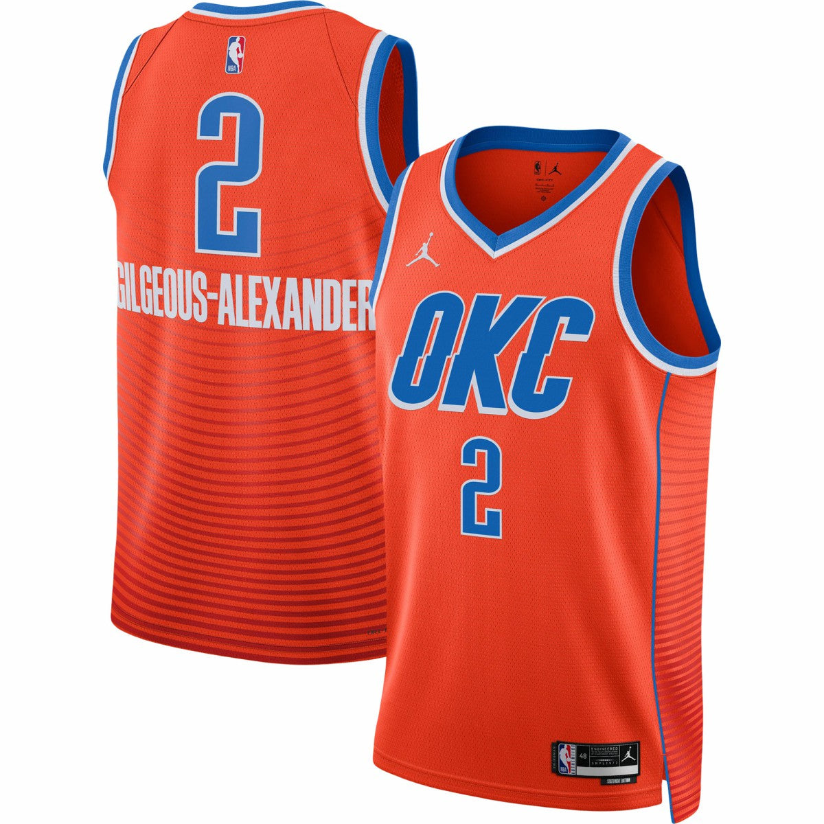 NBA Shai Gilgeous-Alexander Oklahoma City Thunder Jordan Brand Unisex Swingman Jersey