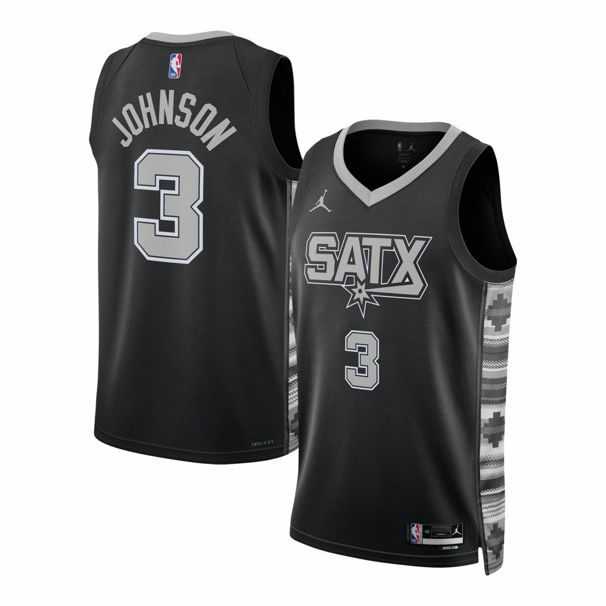 NBA Keldon Johnson San Antonio Spurs Jordan Brand Unisex Swingman Jersey