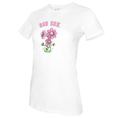MLB Boston Red Sox Tiny Turnip Women's Blooming Baseballs T-Shirt
