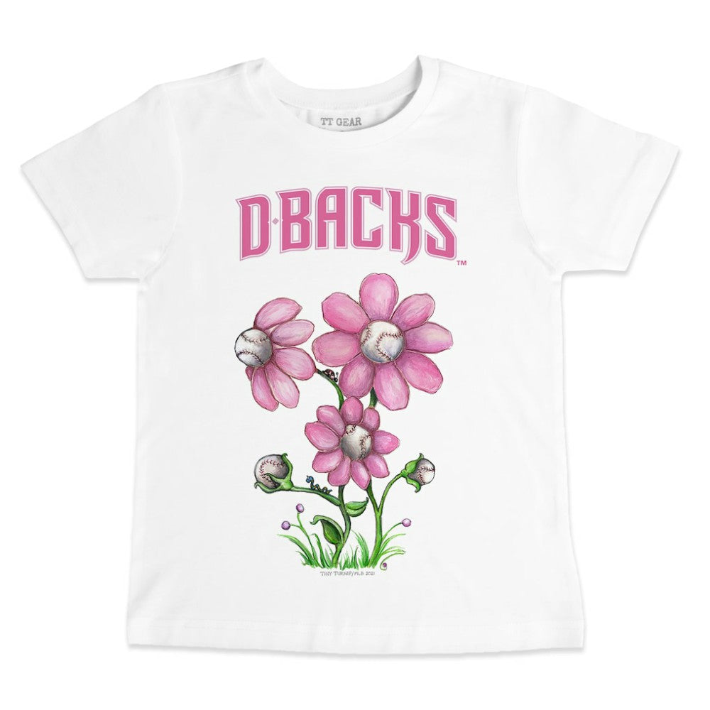 MLB Arizona Diamondbacks Tiny Turnip Youth Blooming Baseballs T-Shirt