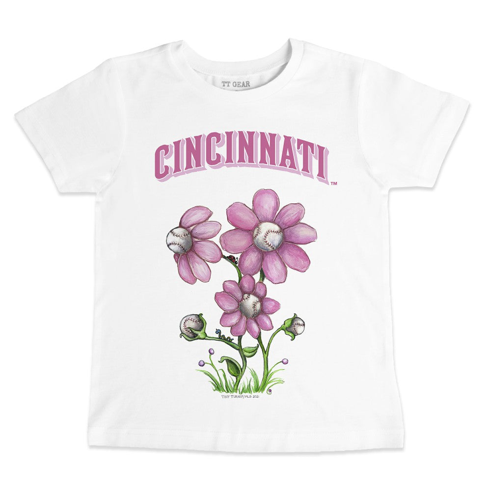 MLB Cincinnati Reds Tiny Turnip Youth Blooming Baseballs T-Shirt