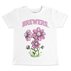 MLB Milwaukee Brewers Tiny Turnip Youth Blooming Baseballs T-Shirt