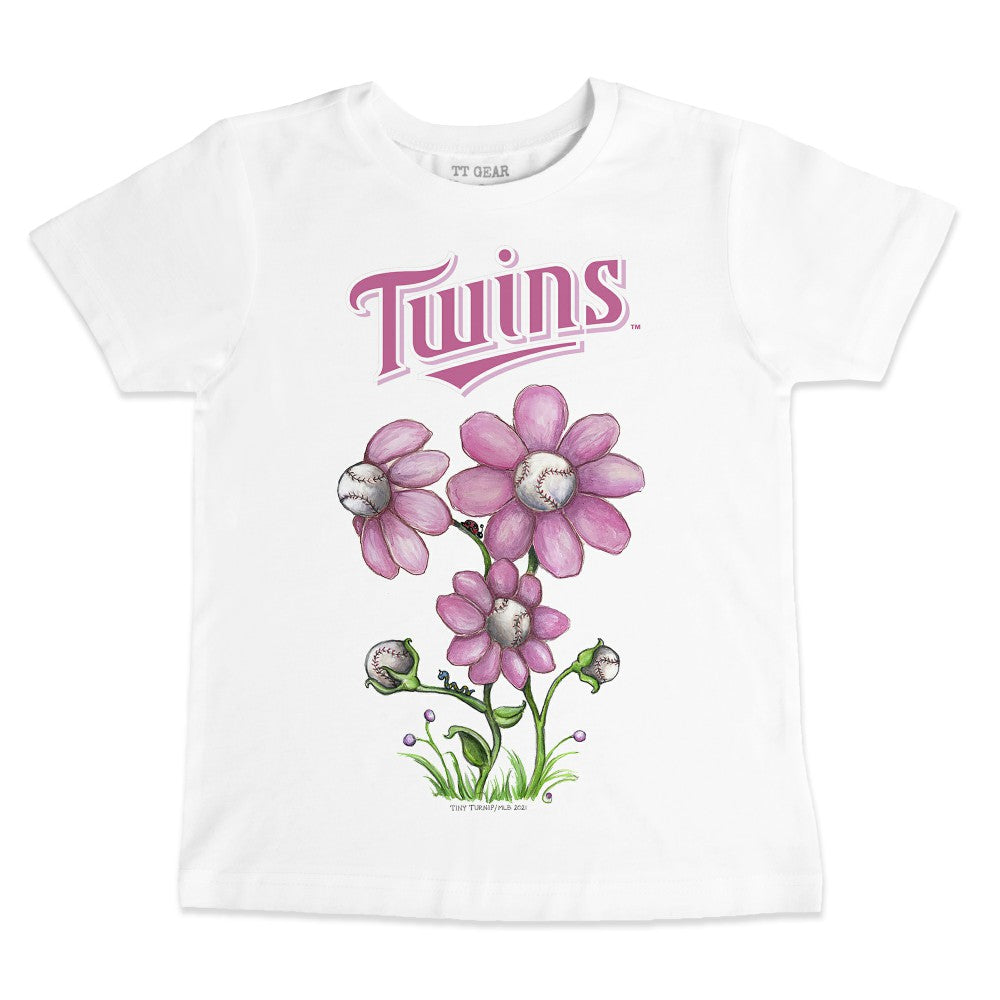 MLB Minnesota Twins Tiny Turnip Youth Blooming Baseballs T-Shirt