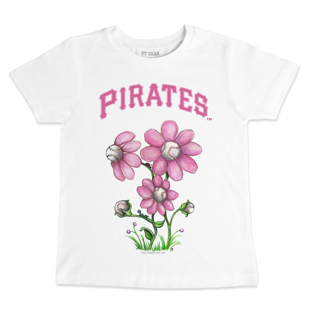 MLB Pittsburgh Pirates Tiny Turnip Youth Blooming Baseballs T-Shirt