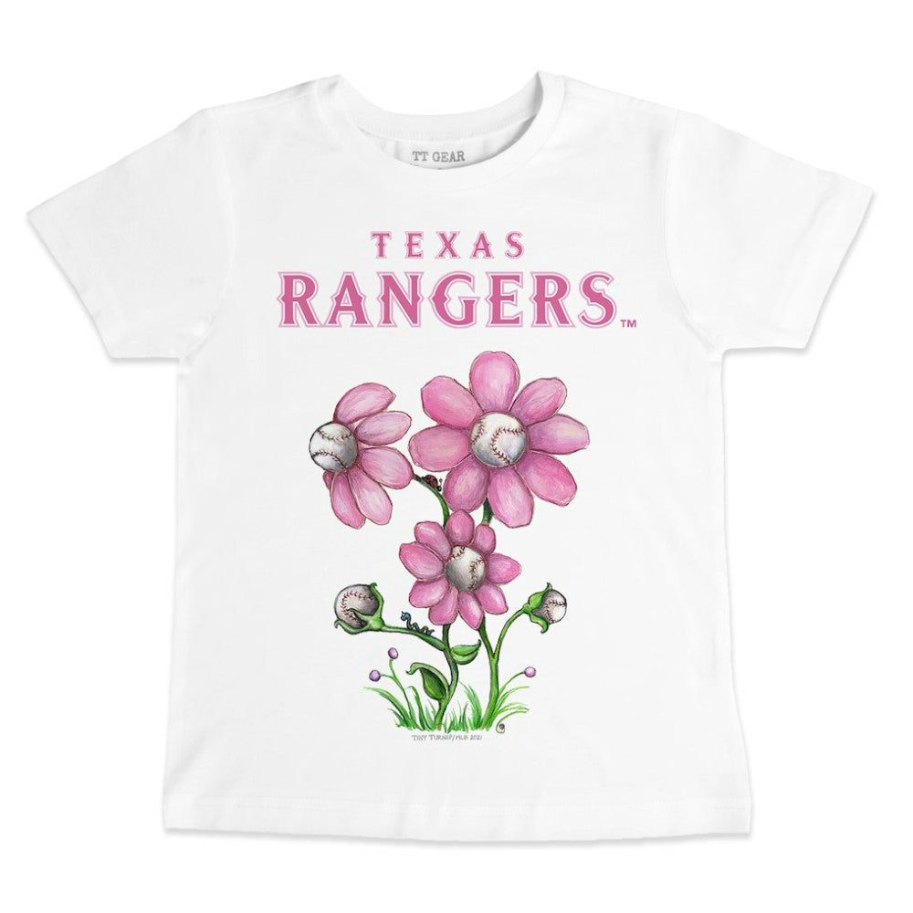 MLB Texas Rangers Tiny Turnip Youth Blooming Baseballs T-Shirt
