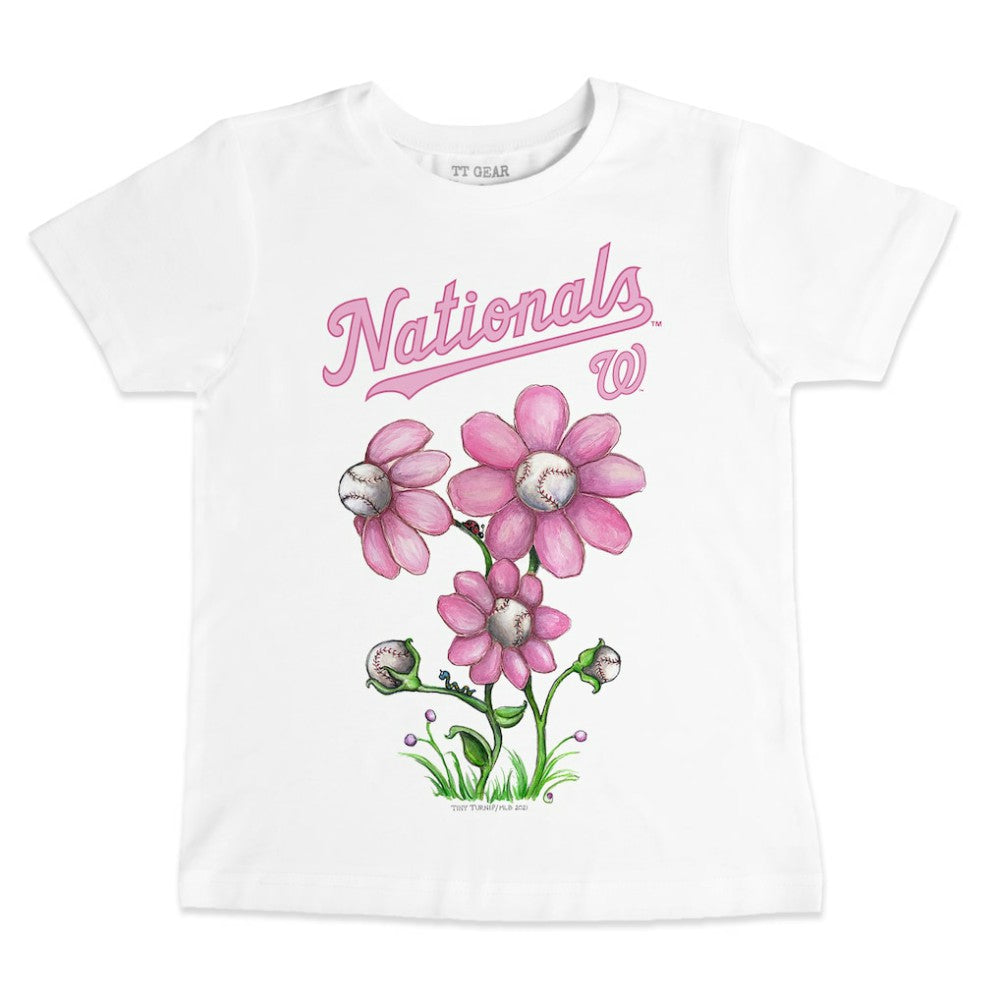 MLB Washington Nationals Tiny Turnip Youth Blooming Baseballs T-Shirt