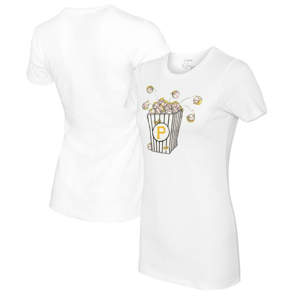 MLB Pittsburgh Pirates Tiny Turnip Women's Popcorn T-Shirt