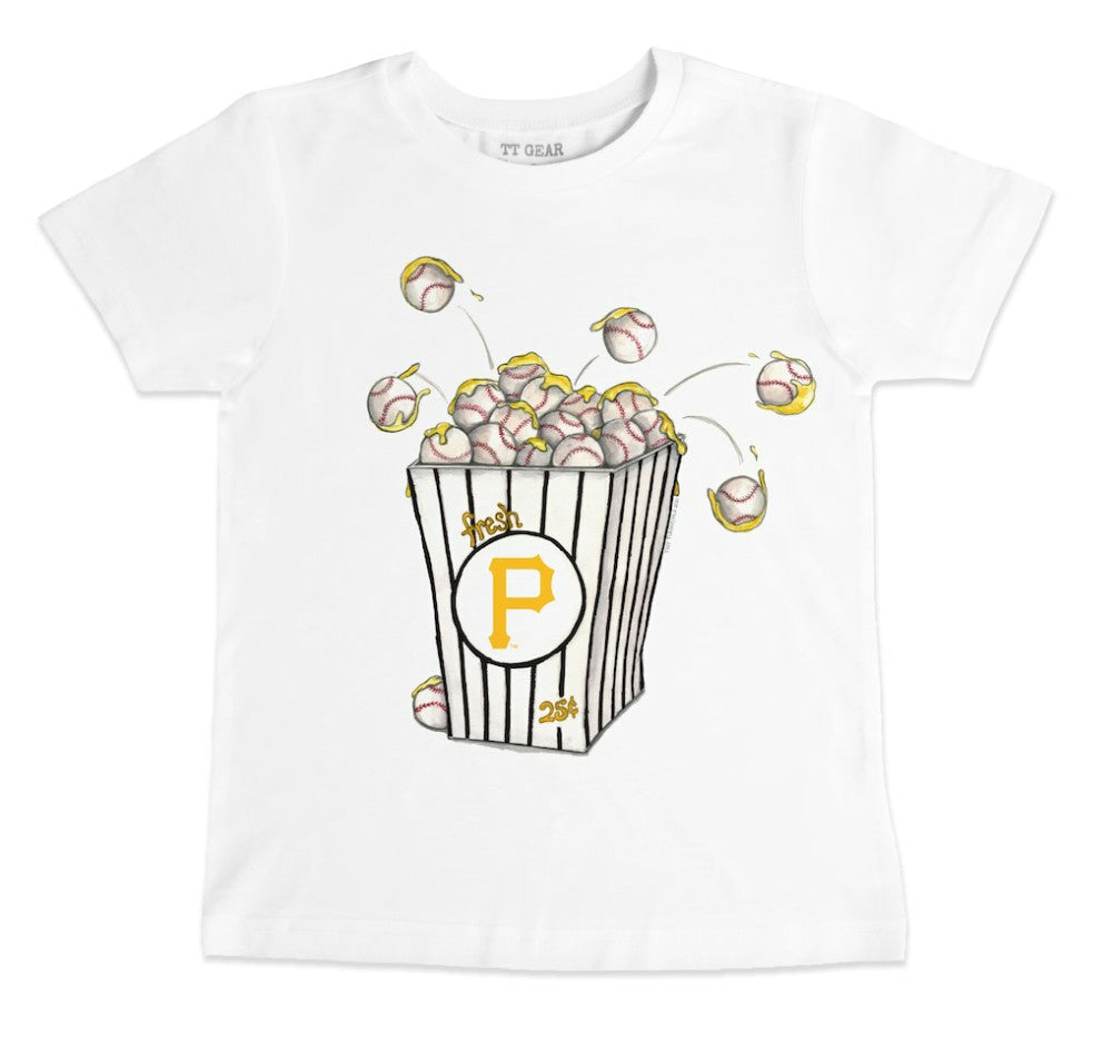 MLB Pittsburgh Pirates Tiny Turnip Youth Popcorn T-Shirt