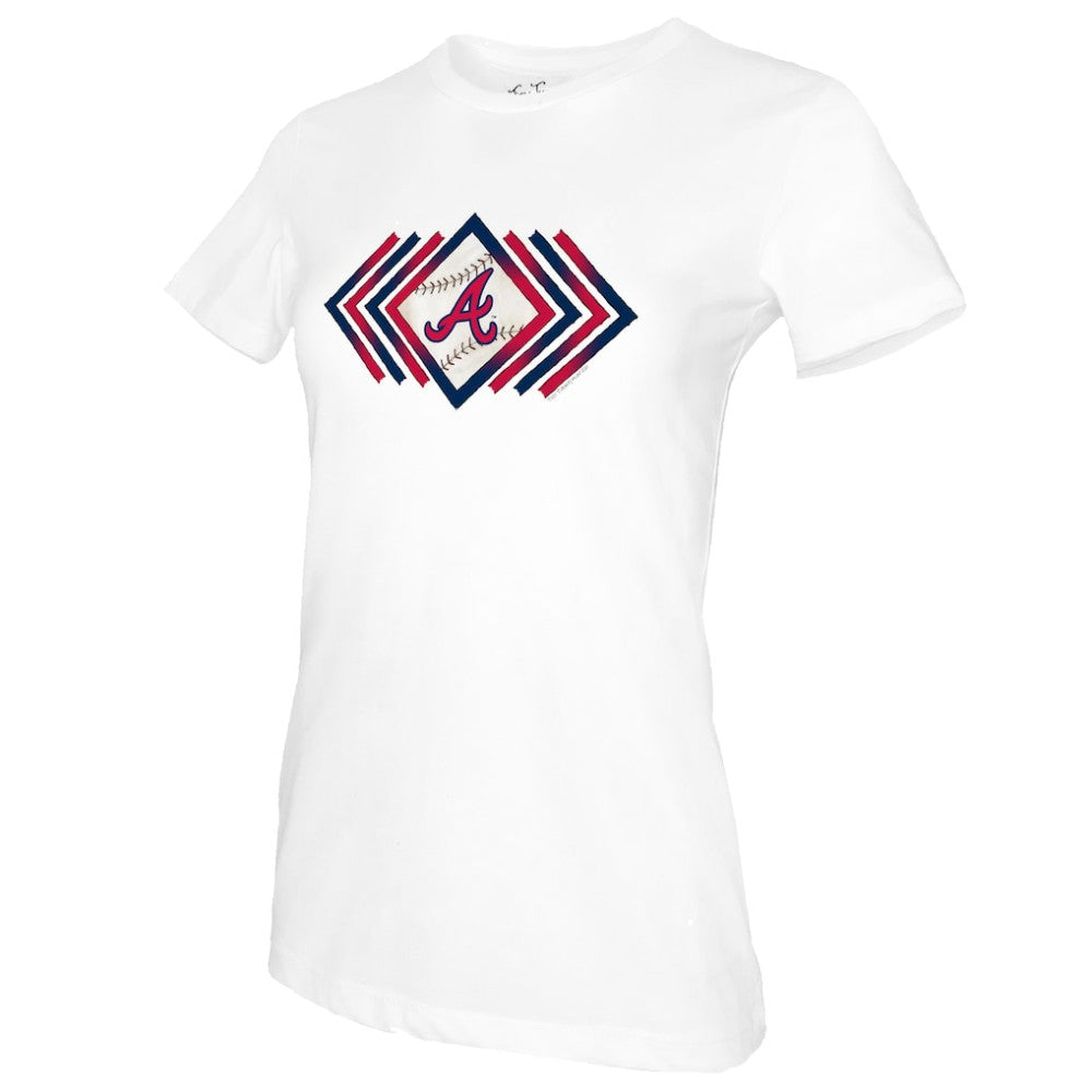 MLB Atlanta Braves Tiny Turnip Women's Prism Arrows T-Shirt