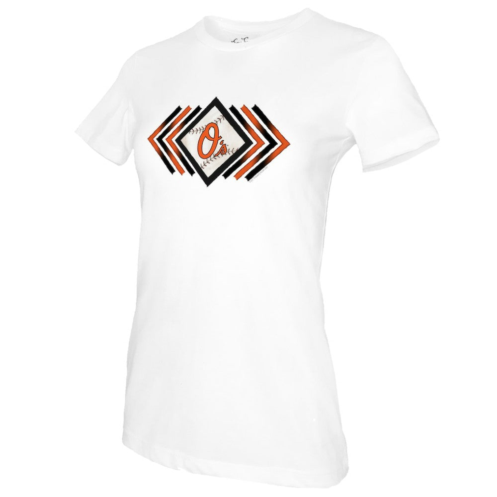 MLB Baltimore Orioles Tiny Turnip Women's Prism Arrows T-Shirt