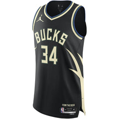 NBA Giannis Antetokounmpo Milwaukee Bucks Jordan Brand Authentic Player Jersey