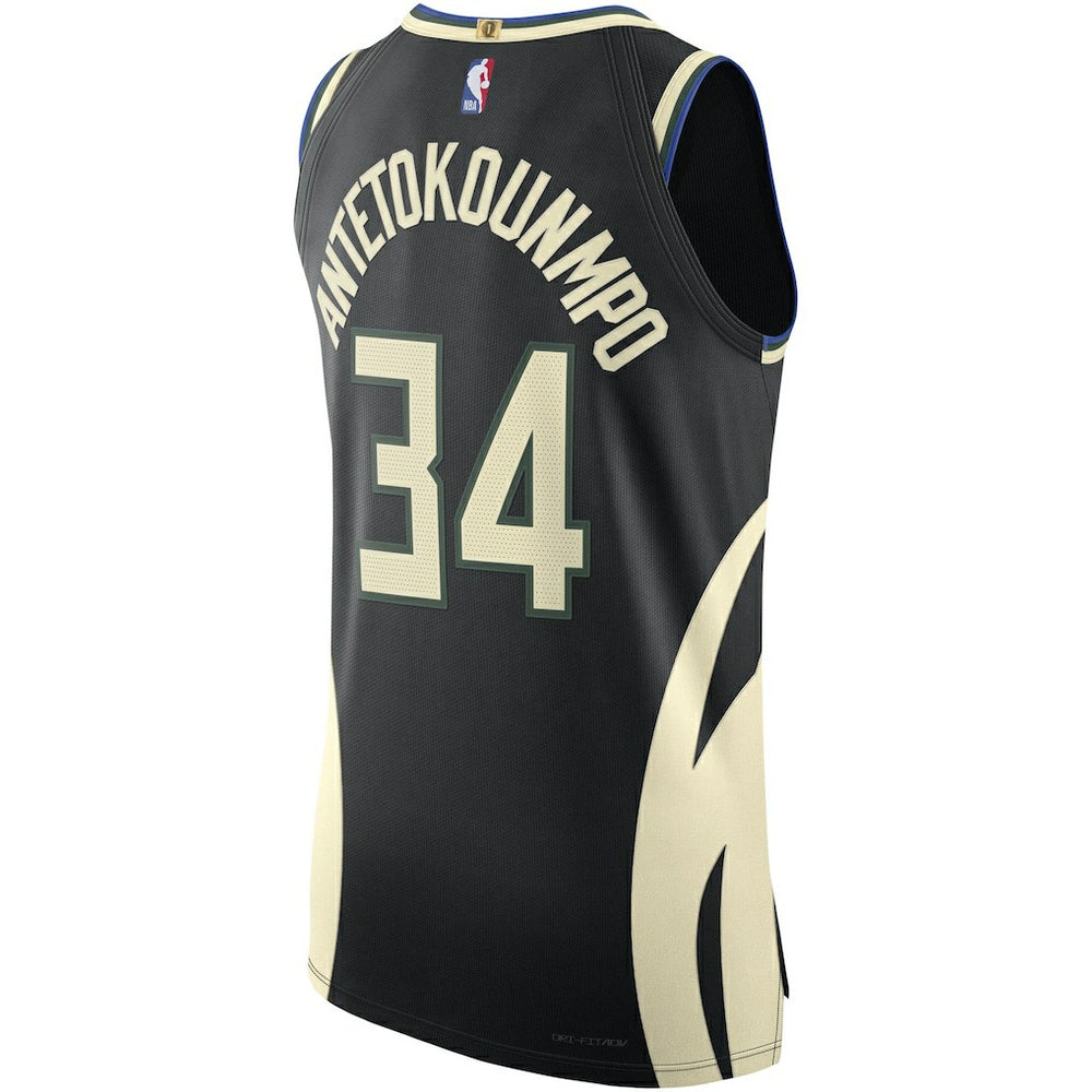 NBA Giannis Antetokounmpo Milwaukee Bucks Jordan Brand Authentic Player Jersey