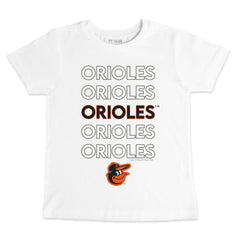 MLB Baltimore Orioles Tiny Turnip Youth Stacked T-Shirt