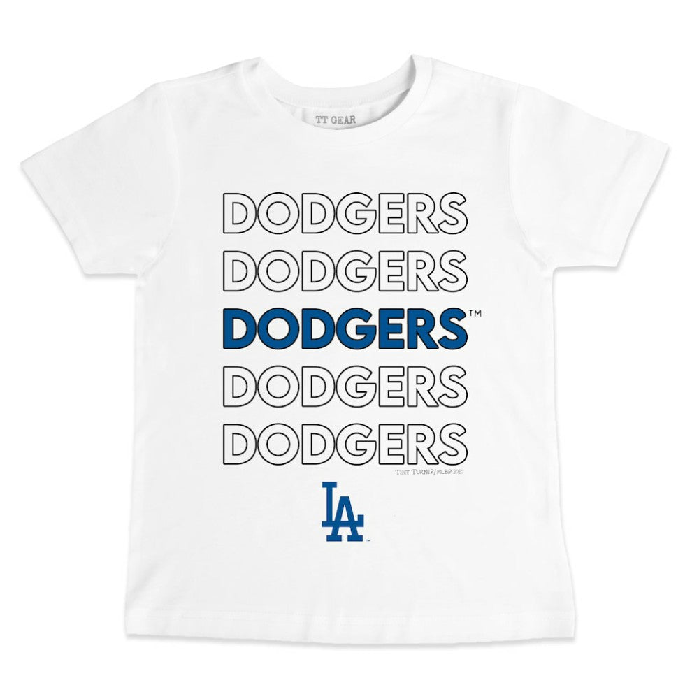 MLB Los Angeles Dodgers Tiny Turnip Youth Stacked T-Shirt