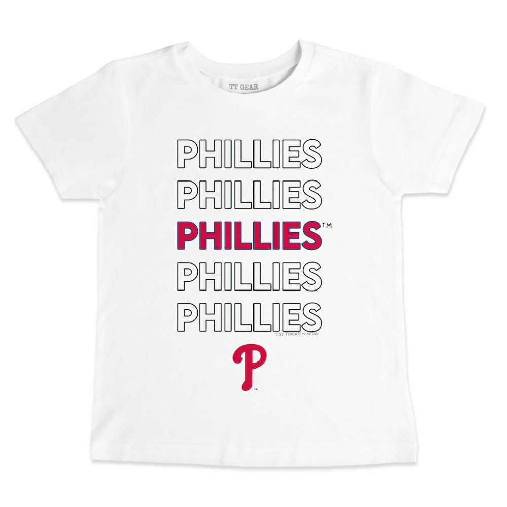 MLB Philadelphia Phillies Tiny Turnip Youth Stacked T-Shirt