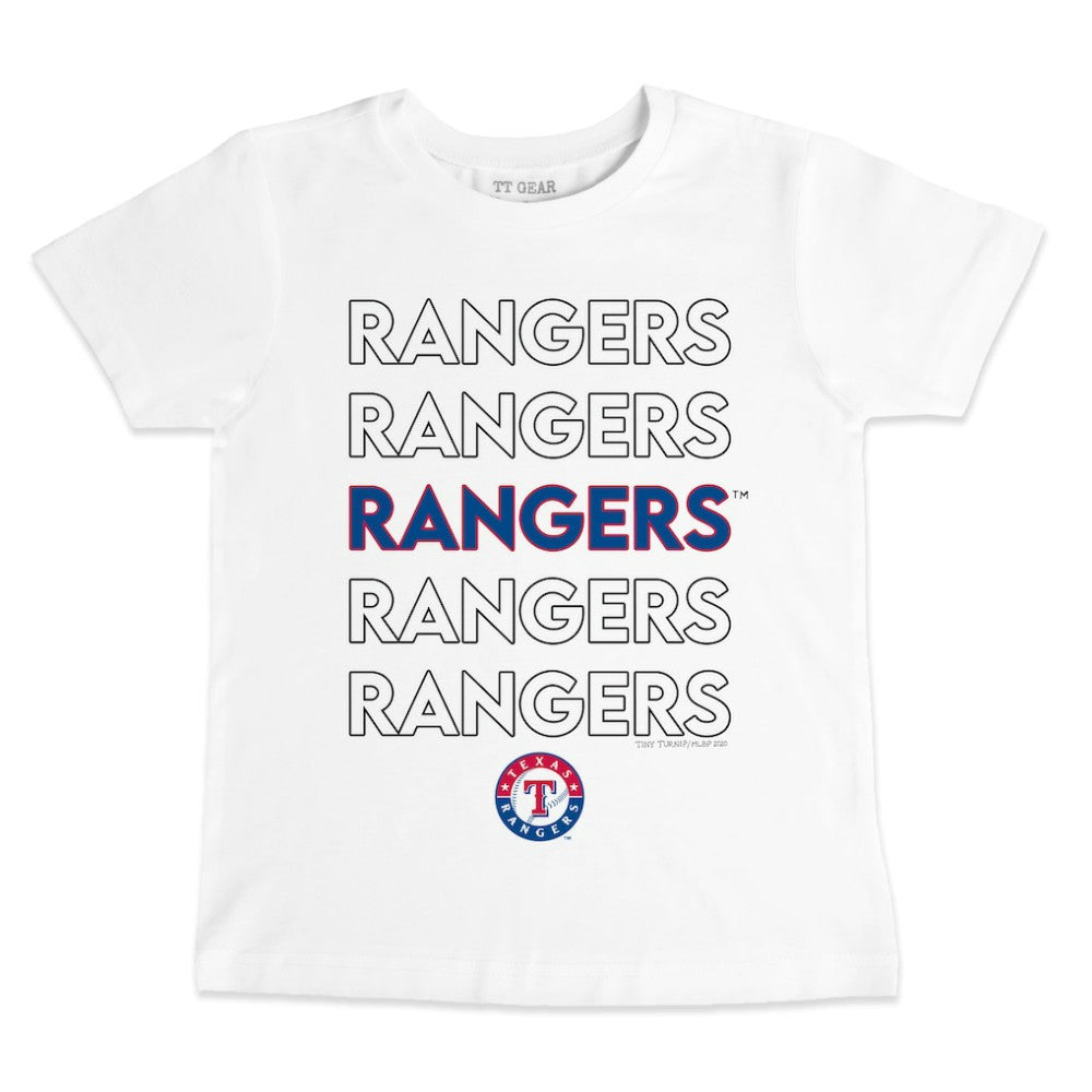 MLB Texas Rangers Tiny Turnip Youth Stacked T-Shirt