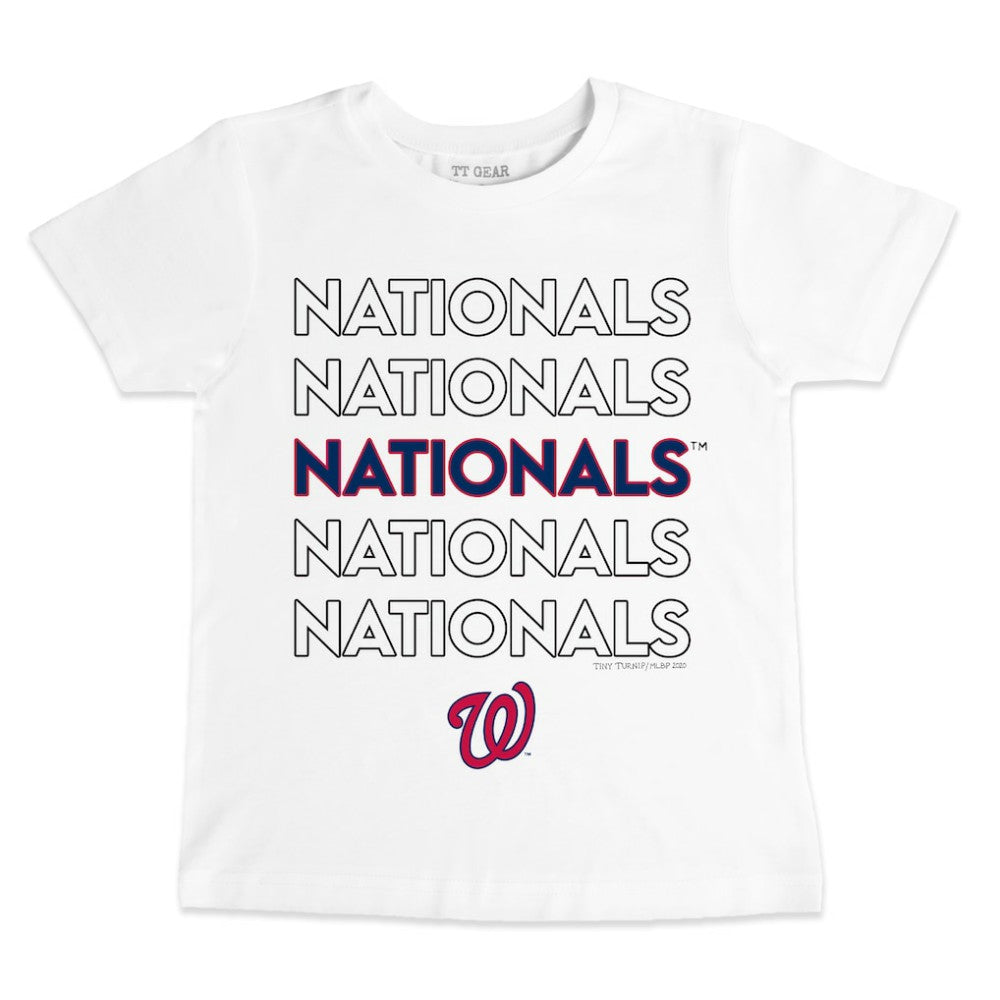 MLB Washington Nationals Tiny Turnip Youth Stacked T-Shirt