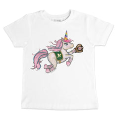 MLB Athletics Tiny Turnip Youth Unicorn T-Shirt
