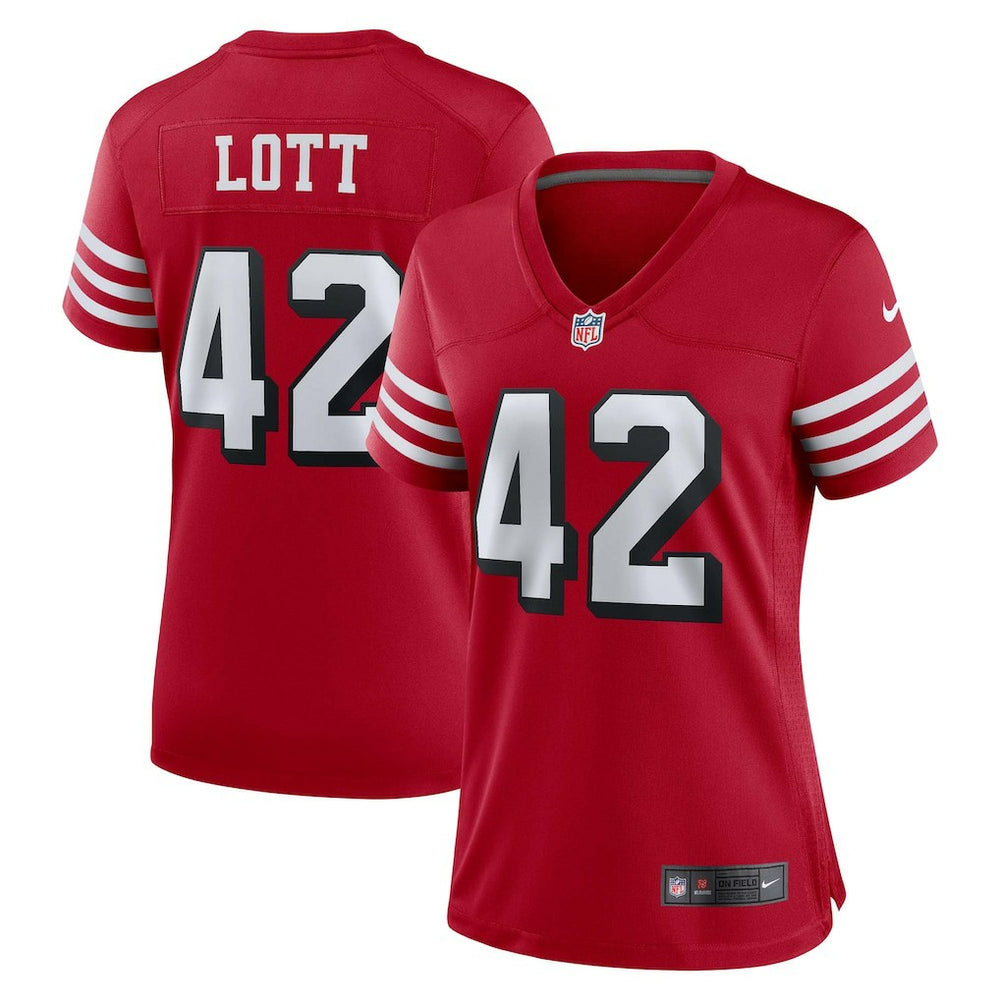 Ronnie Lott  Women's Alternate Game Jersey - San Francisco 49ers
