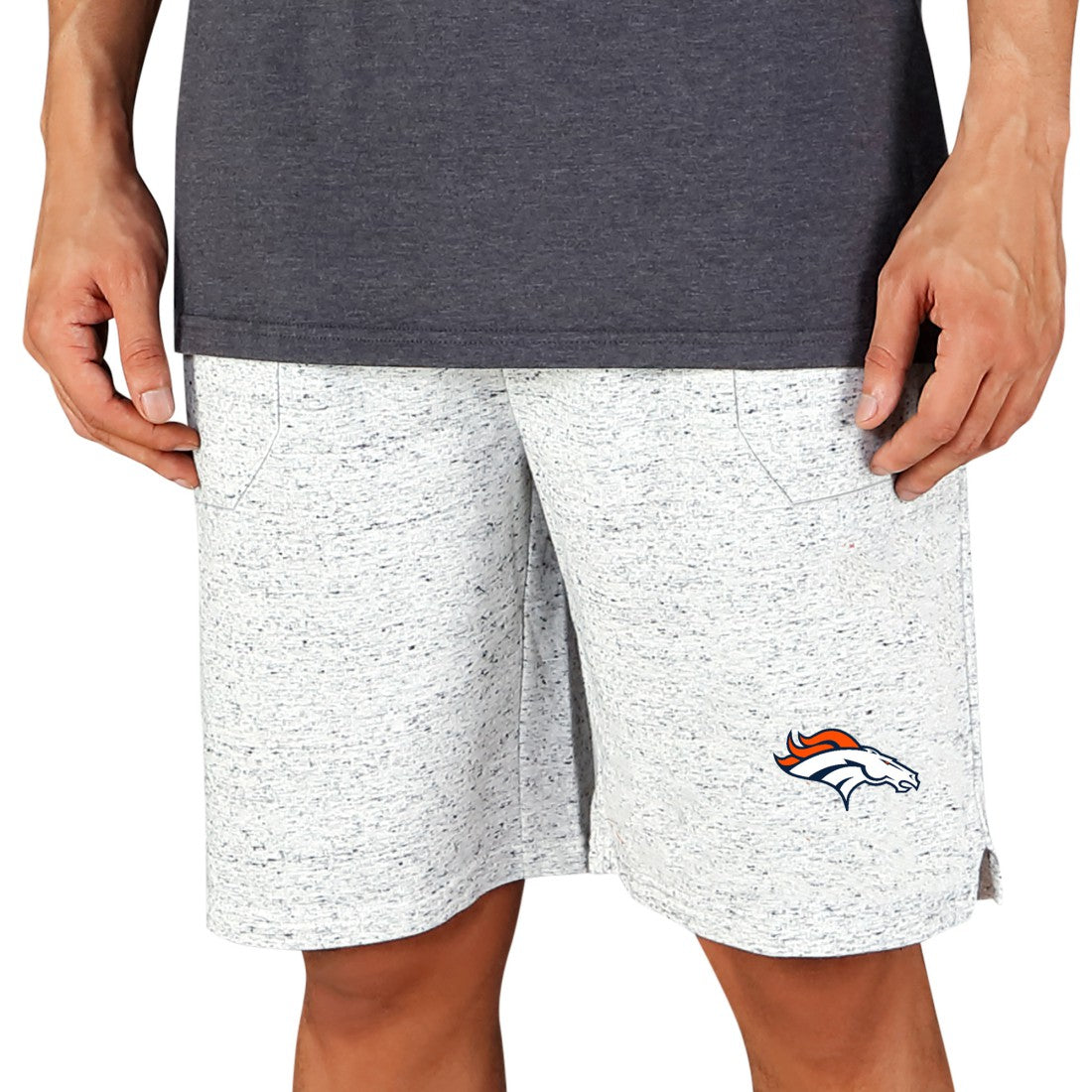 Concepts Sport Throttle Knit Jam Shorts - Denver Broncos