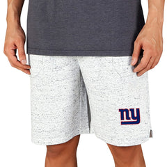 Concepts Sport Throttle Knit Jam Shorts - New York Giants