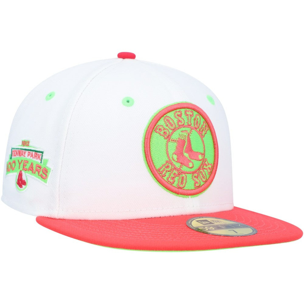 MLB Boston Red Sox New Era  Fenway Park 100th Anniversary  Strawberry Lolli 59FIFTY Fitted Hat