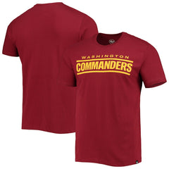 '47 Wordmark Imprint Super Rival T-Shirt - Washington Commanders