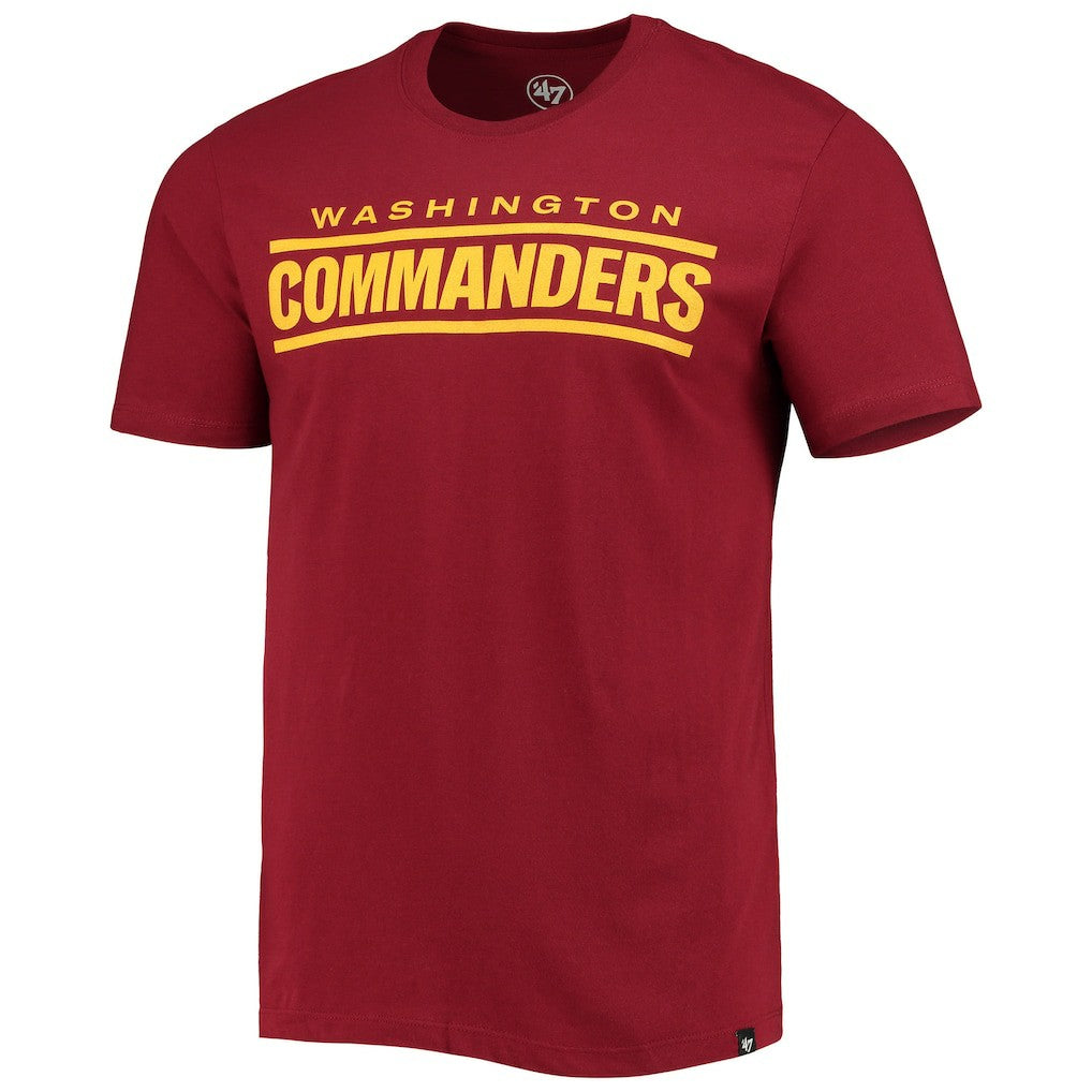 '47 Wordmark Imprint Super Rival T-Shirt - Washington Commanders