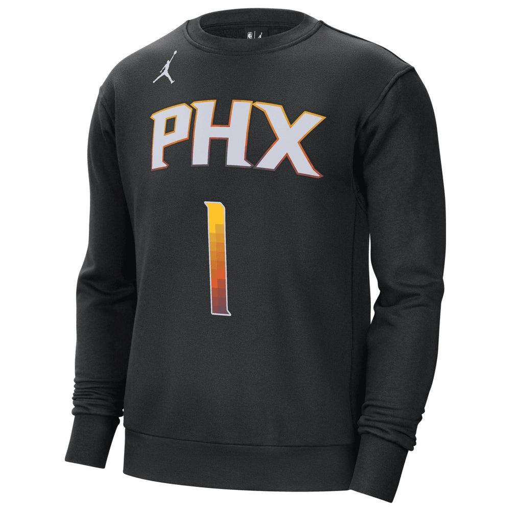 NBA Devin Booker Phoenix Suns Jordan Brand Statement Name & Number Pullover Sweatshirt