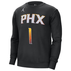 NBA Devin Booker Phoenix Suns Jordan Brand Statement Name & Number Pullover Sweatshirt