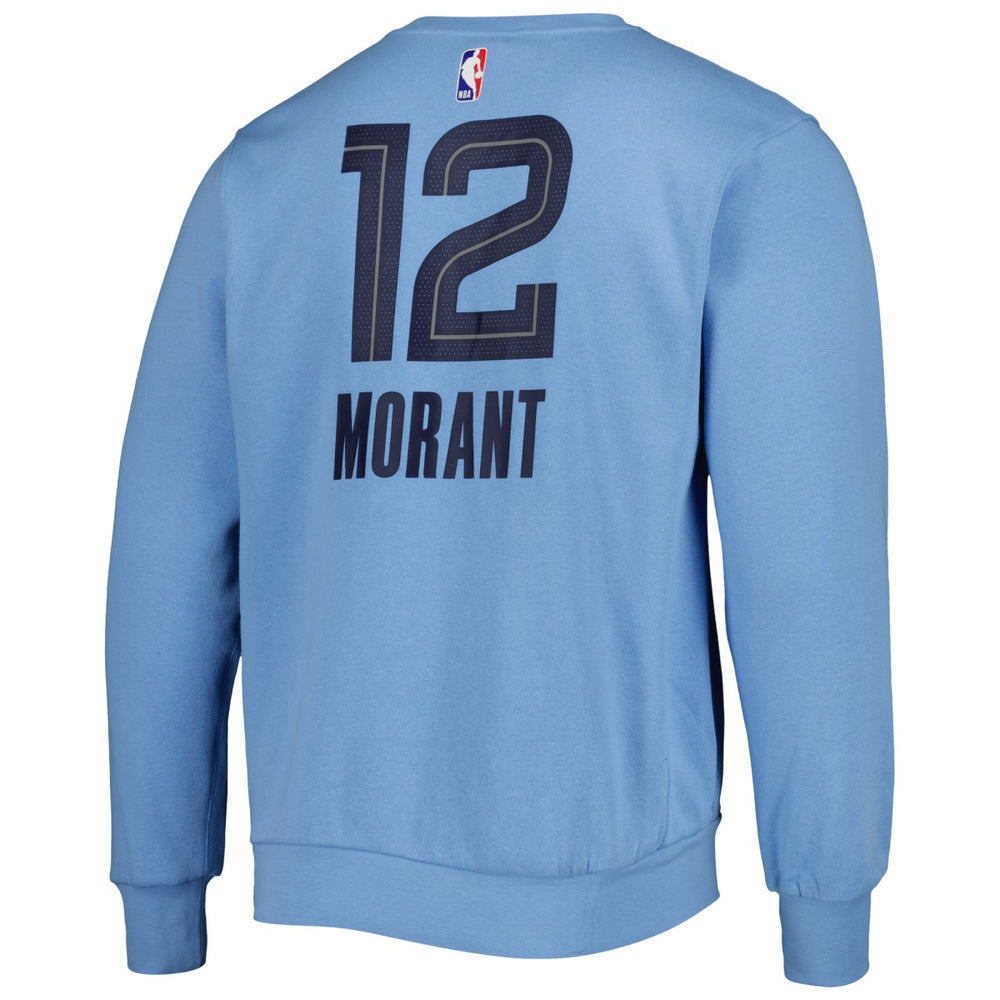 NBA Ja Morant Memphis Grizzlies Jordan Brand Statement Name & Number Pullover Sweatshirt