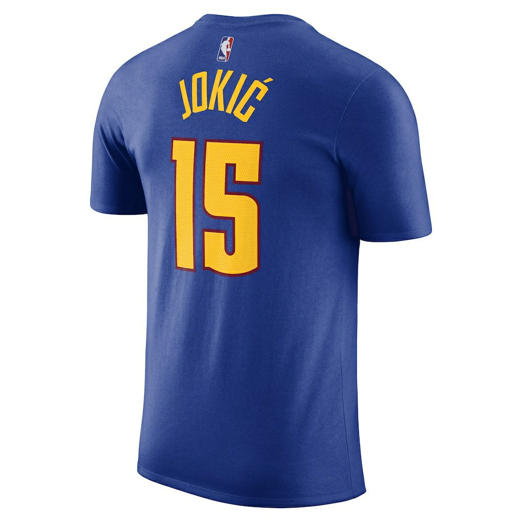 NBA Nikola Jokic Denver Nuggets Jordan Brand 2022/23 Statement Edition Name & Number T-Shirt sale