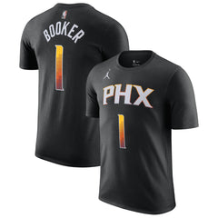 NBA Devin Booker Phoenix Suns Jordan Brand 2022/23 Statement Edition Name & Number T-Shirt