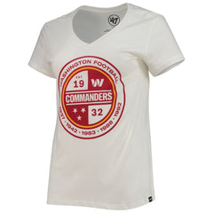 '47 Women's Imprint Ultra Rival V-Neck T-Shirt - Washington Commanders