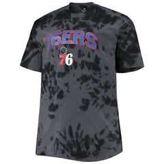 NBA Philadelphia 76ers Big & Tall Marble Dye Tonal Performance T-Shirt