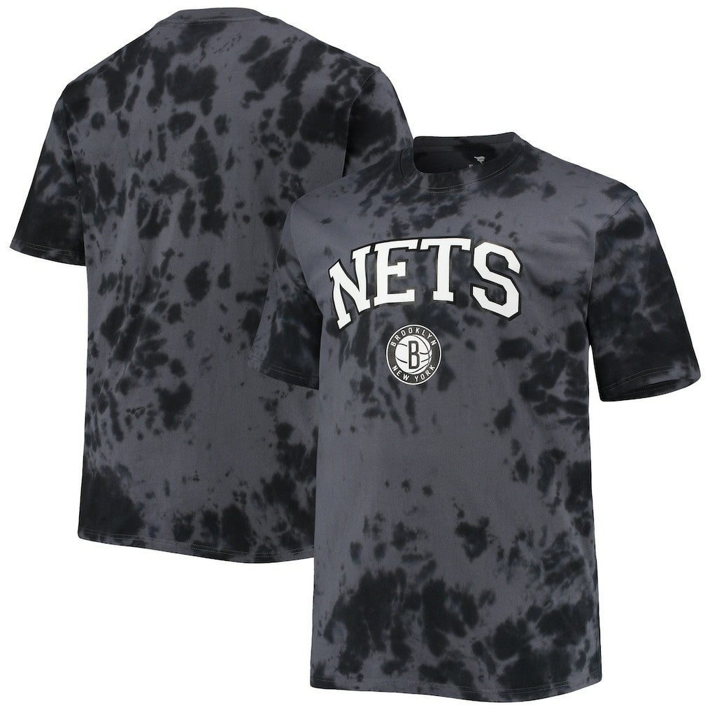 NBA Brooklyn Nets Big & Tall Marble Dye Tonal Performance T-Shirt