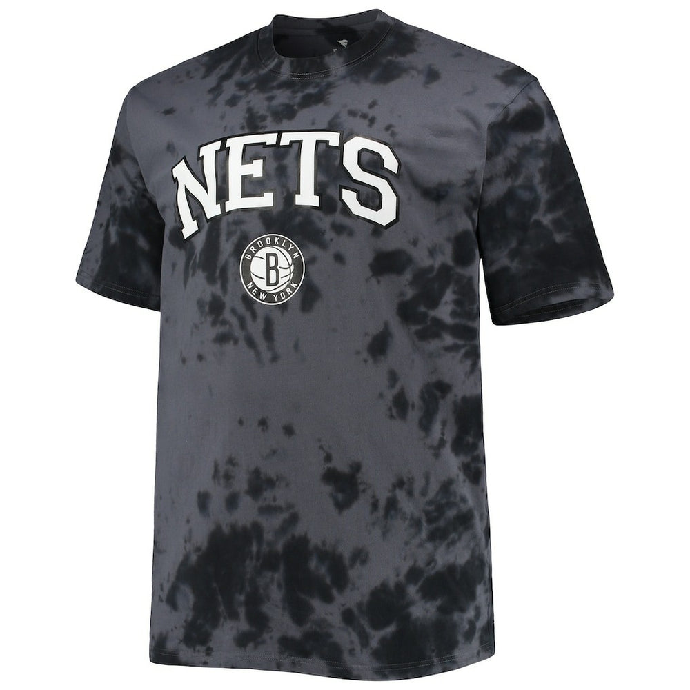 NBA Brooklyn Nets Big & Tall Marble Dye Tonal Performance T-Shirt