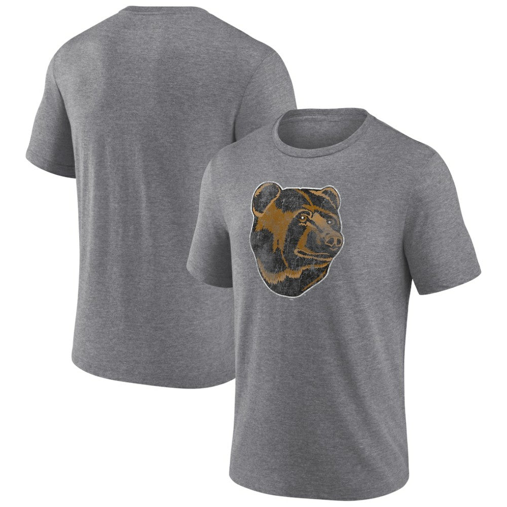 NHL Heather Gray Boston Bruins Wraparound Tri-Blend T-Shirt