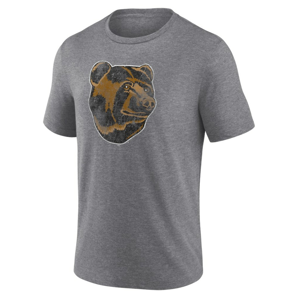 NHL Heather Gray Boston Bruins Wraparound Tri-Blend T-Shirt