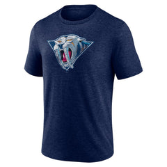 NHL Navy Nashville Predators Wraparound Tri-Blend T-Shirt