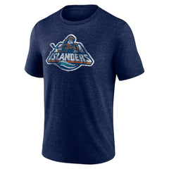 NHL Navy New York Islanders Wraparound Tri-Blend T-Shirt
