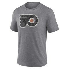 NHL Heather Gray Philadelphia Flyers Wraparound Tri-Blend T-Shirt